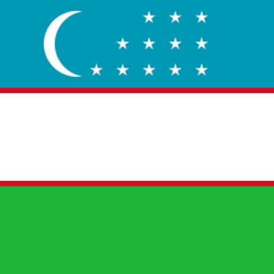 Uzbekistāna flag